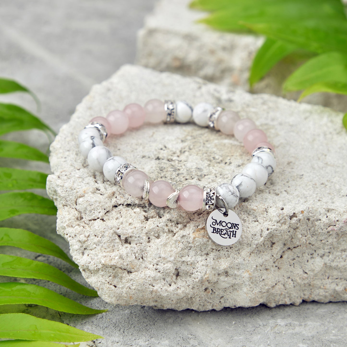 Rose Quartz/White Howlite (Love & Harmony)