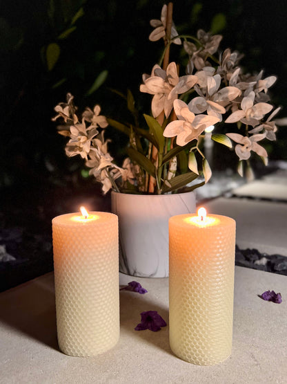 Honeycomb Beeswax Candles