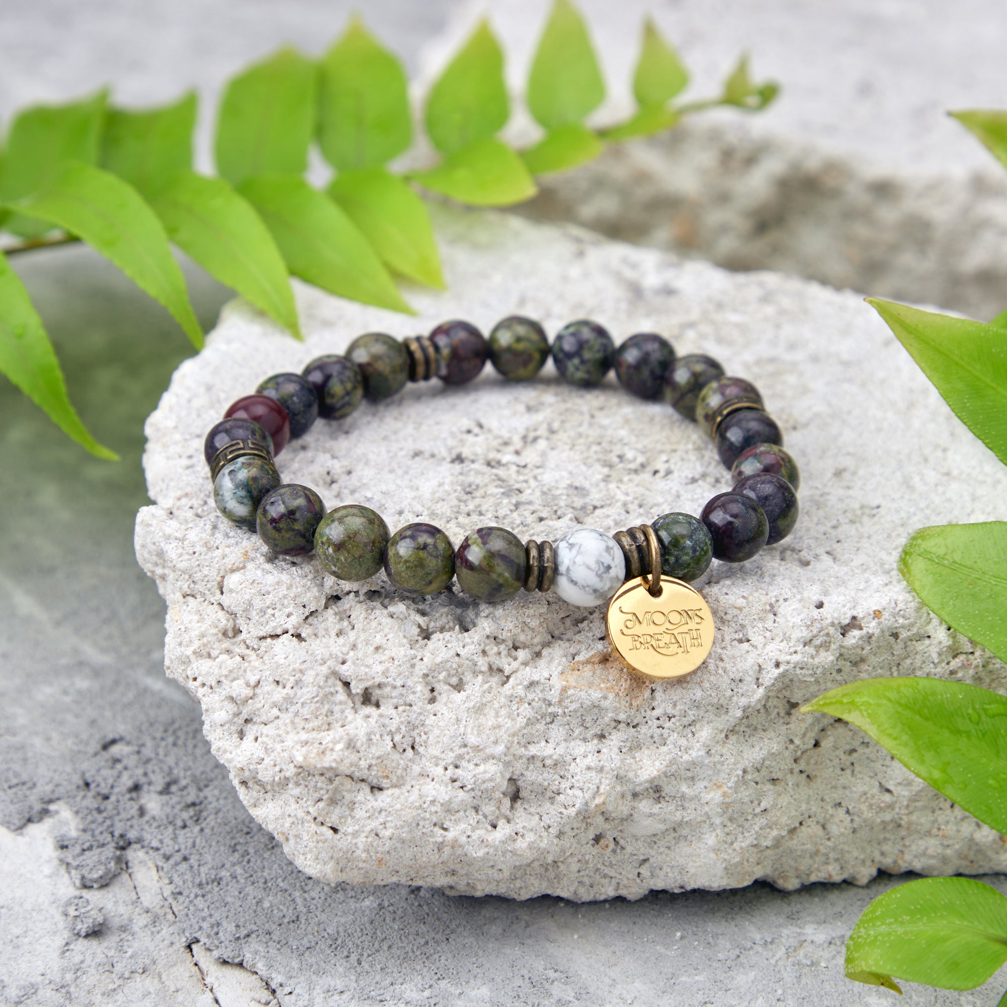 Dragon Blood Jasper Bracelet | The Crafty Turtle