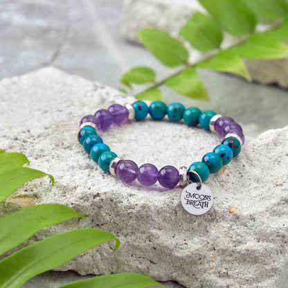 Amethyst & Chrysocolla (Protective Spirit)