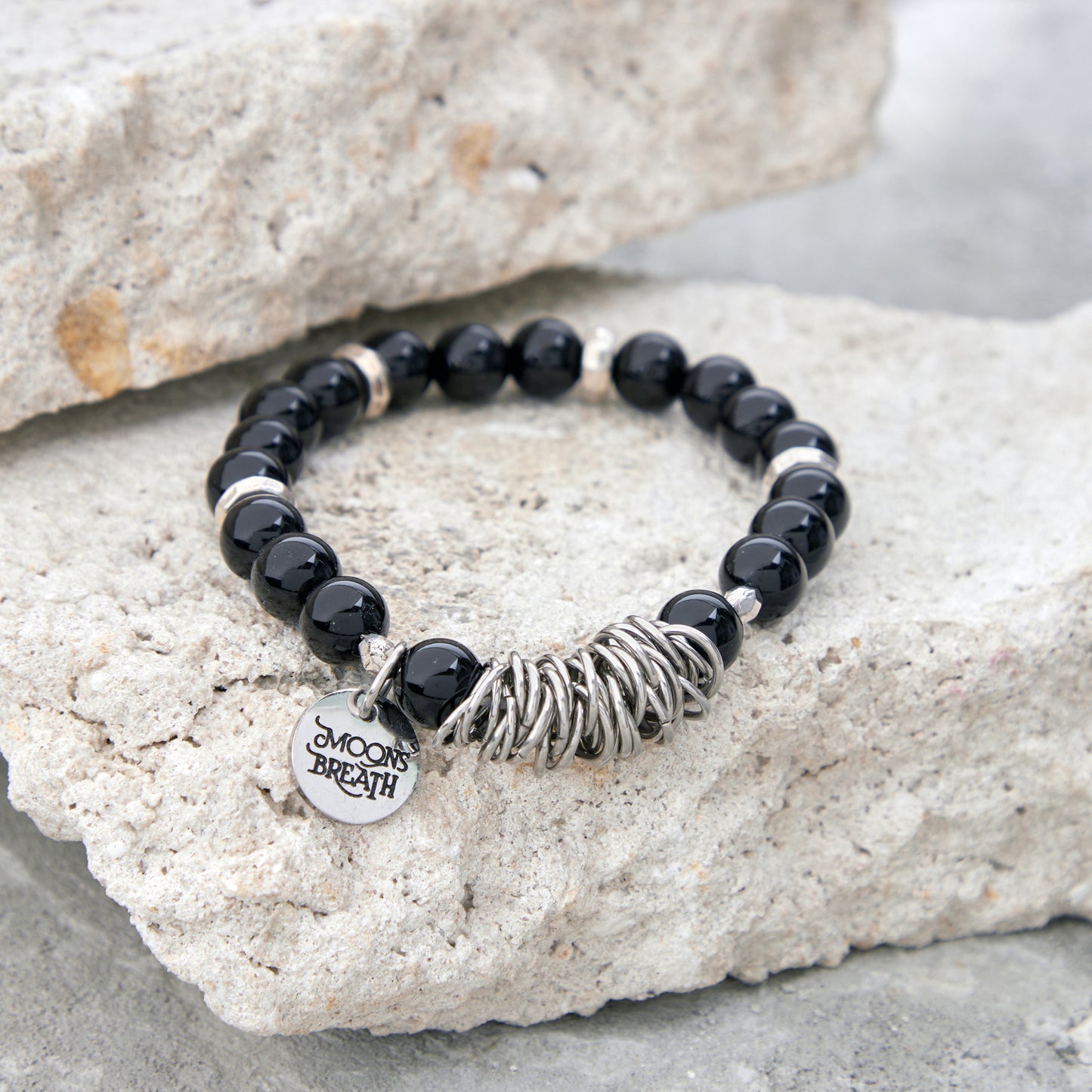 Rock Star Onyx (Black and Silver)