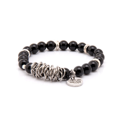 Rock Star Onyx (Black and Silver)